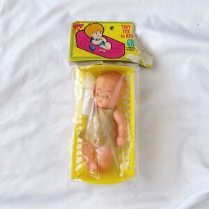 Tiny Tot In Her Cradle Baby Doll S.S. Kresge Co